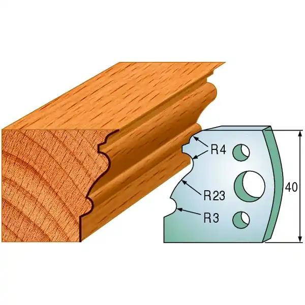 Aanrader | CMT 690.103 Profielmes paar hoogte 40 mm nummer 103