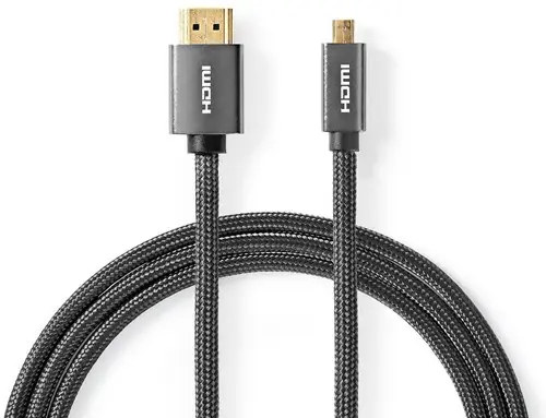 Aanrader - Nedis High Speed ??HDMI-Kabel met Ethernet 2 m 1 stuks - CVTB34700GY20 CVTB34700GY20