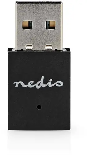 Aanrader | Nedis Netwerk-Dongel Wi-Fi N300 2.4 GHz USB2.0 Wi-Fi-snelheid totaal 300 Mbps Windows 10 / Windows 11 / Windows 8 - WSNWM310BK