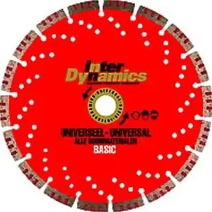 Nog maar een paar beschikbaar - Inter Dynamics Diamantschijf Gesegmenteerd 125 mm - 999104