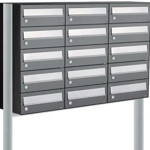 Alleen vandaag | Allux Hive Set 3-Breed, 5-Hoog Op Statief Antraciet - 40030065_3x5s
