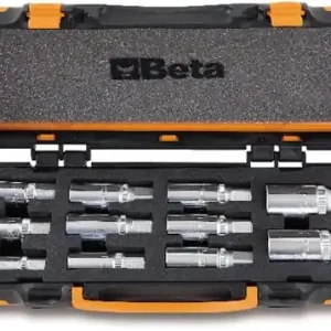 Beta 11-delig set tapeinduithalers met rol en 1/2" insteekvierkant in metalen kist met zacht foam inleg 1433/C11 - 014330311 | Hoog gewaardeerd