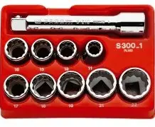 Speciale aanbieding | Facom module met doppen voor momentsleutels - J.300-1