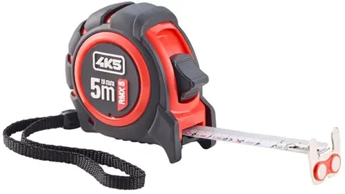 4K5 Tools RMX 5 Aan beide zijden bedrukte rolbandmaat met magnetische eindhaak - 606.100-5 - Pak je kans