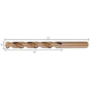 Deal - Labor AK000230 spiraal metaalboor DIN 338 HSS-Co Cobalt 5 % 2.3x27/53 mm set 10 stuks AK000230