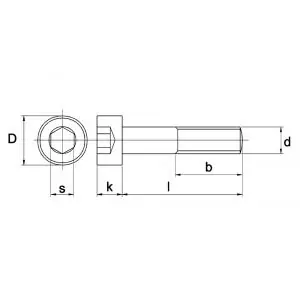 Kobout 3912ZW203012 binnenzeskantbout cilinderkop DIN 912 12.9 onbehandeld staal M3x12 mm - Nieuw in het assortiment