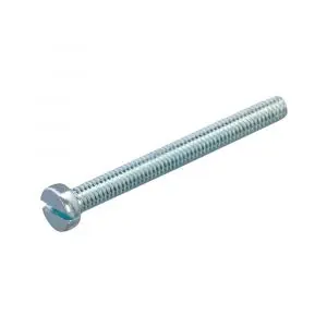 Zolang de voorraad strekt | Hoenderdaal metaalschroef staal verzinkt VZ cilinderkop CK zaagsnede DIN 84 M10x40 mm 100 stuks 1631.01.69601