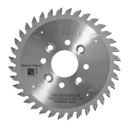Dagdeal - DSR Groefzaag, diamant, D=125 F= 20 Z= 36 K/P=3,2/2,2 H4 FZ PH 3/M5/35