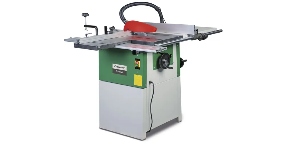 Universele precisie stationaire zaagtafel voor hout zaaghoogte 80 mm 1,5 kW 230V incl. cirkelzaagblad dia. 254 mm Holzstar | Net binnen